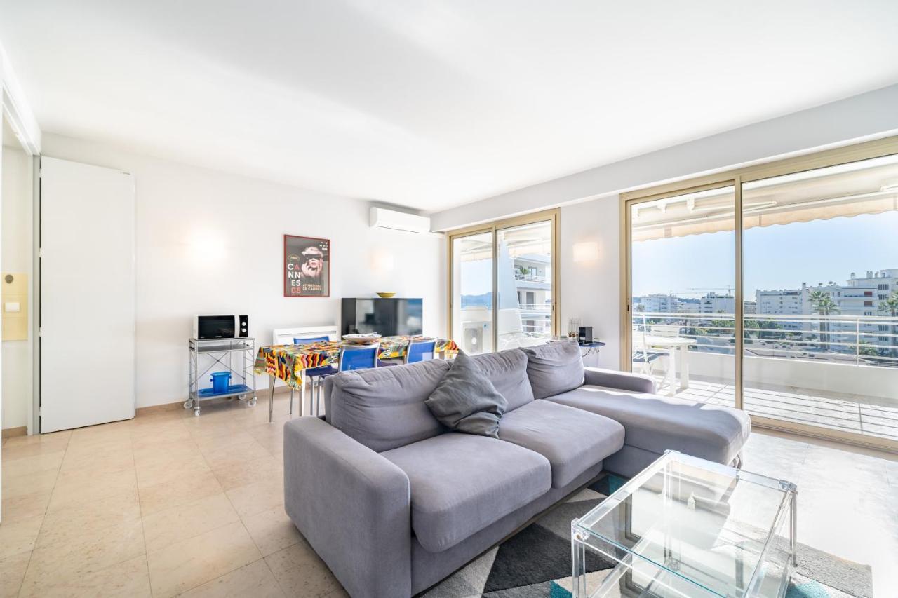 Palm Beach- Free Wifi- Parking- Sea View Cannes Esterno foto